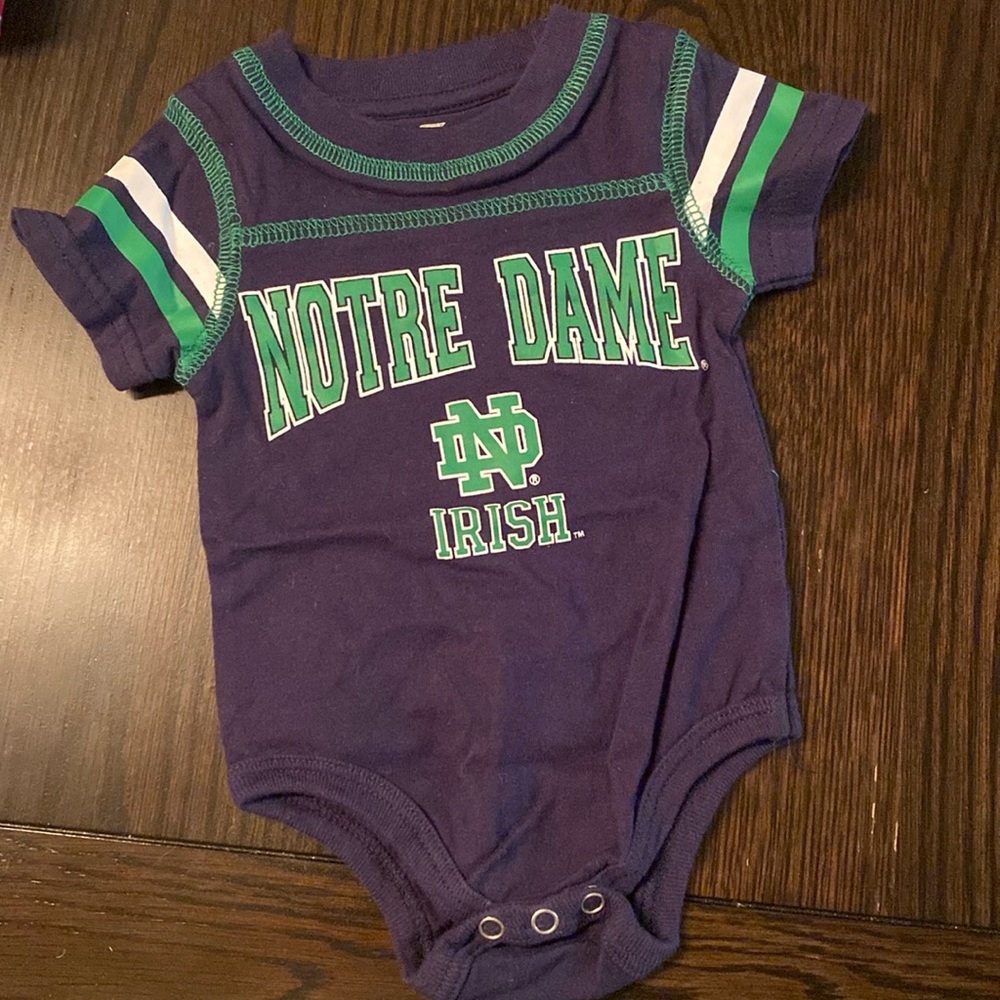 Notre Dame infant onesie